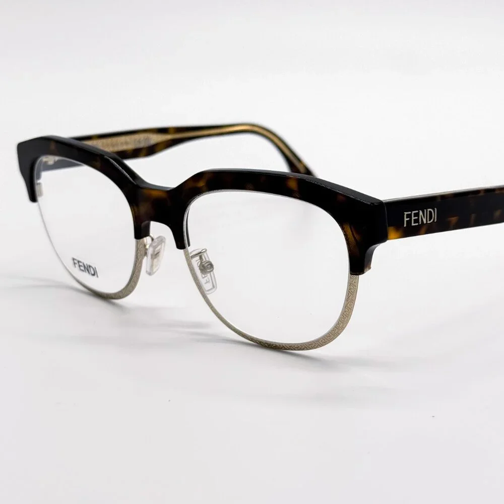 NEW FENDI FE50068U 052 HAVANA WOMEN EYEGLASSES FENDI